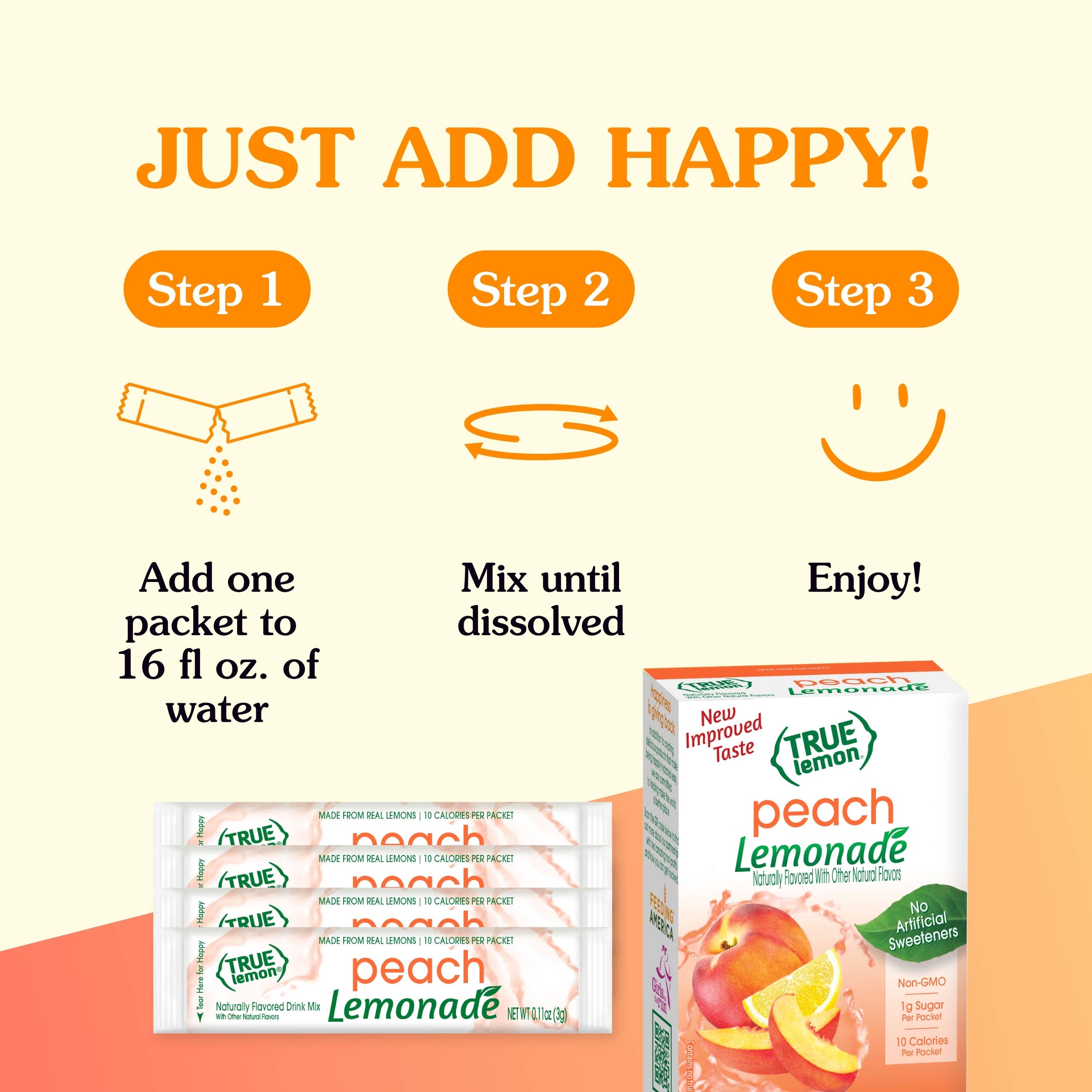 True Citrus - Wholesale Drink Mix - True Lemon Peach Lemonade4