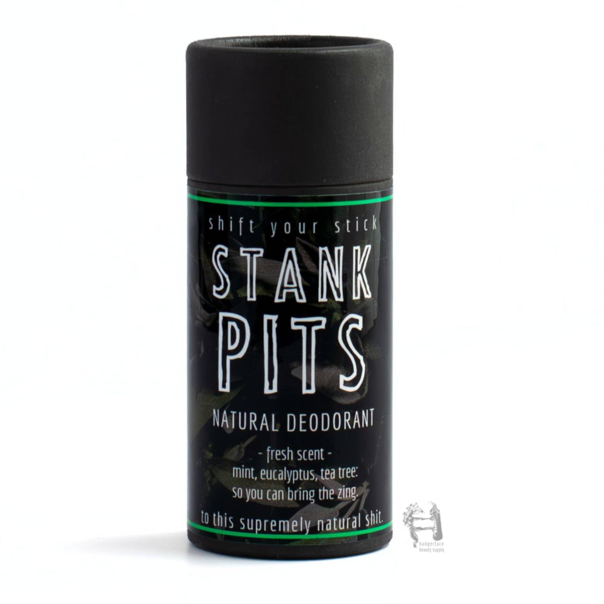 Badgerface Beauty Supply - Wholesale Deodorant - Uniseks - Natuurlijke deodorantstick zonder bakpoeder.5