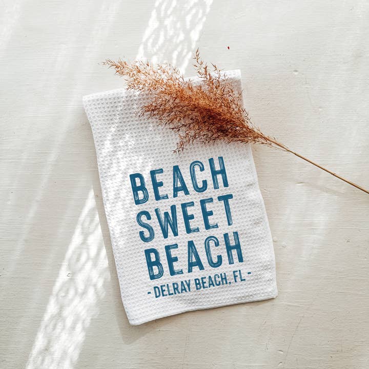 521handmade - Wholesale Tea towel - Custom Beach Sweet Beach Tea Towel 2
