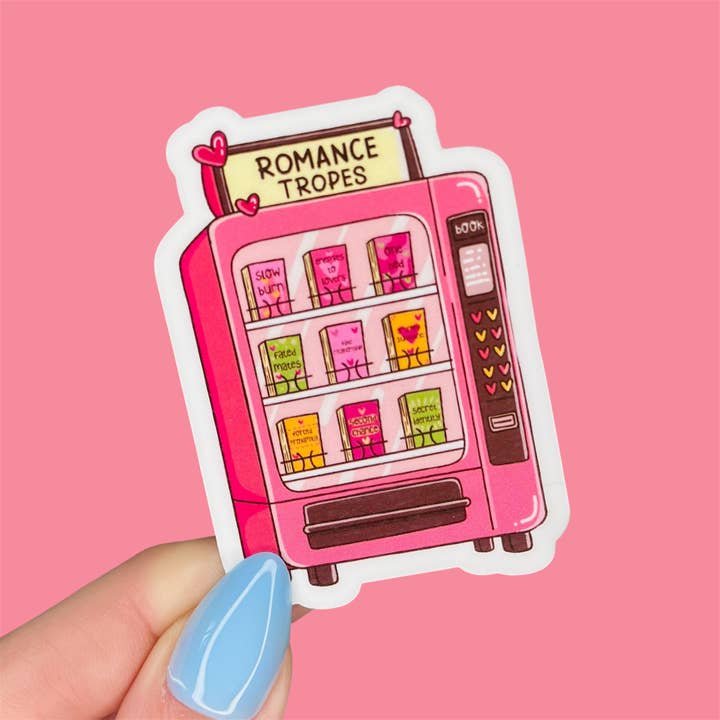 Autocolante da Máquina de Venda de Tropos de Livros por atacado de Hailey Liz Designs
