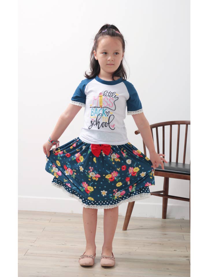 Angeline Kids - Wholesale Top & skirt set – Kids - 40pcs Lot Back To School 2pc Outfit Set + HB - Closeout Sale4
