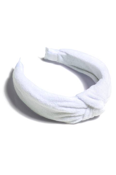 Shiraleah - Wholesale Fashion Headband - Women's - TERRY KNOTTED HEADBAND, WHITE5