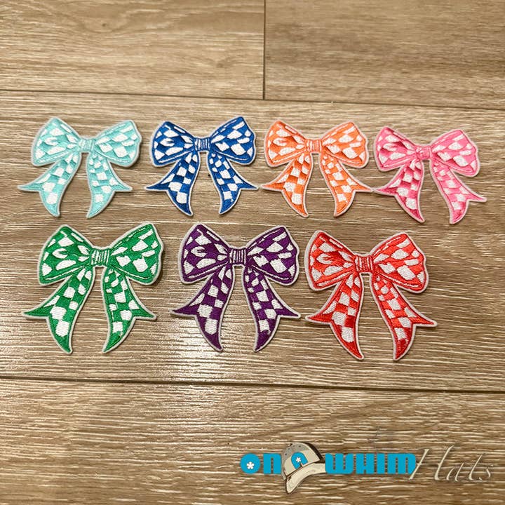 Patterned Bows Iron-On Patch for wholesale by On a Whim Hats