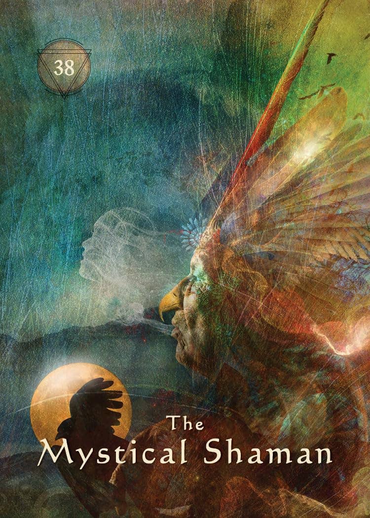 Cardshouse – Cartas de tarô por atacado – Cartas oráculo místicas de xamã em tamanho bolso com caixa de lata - Cardshouse4