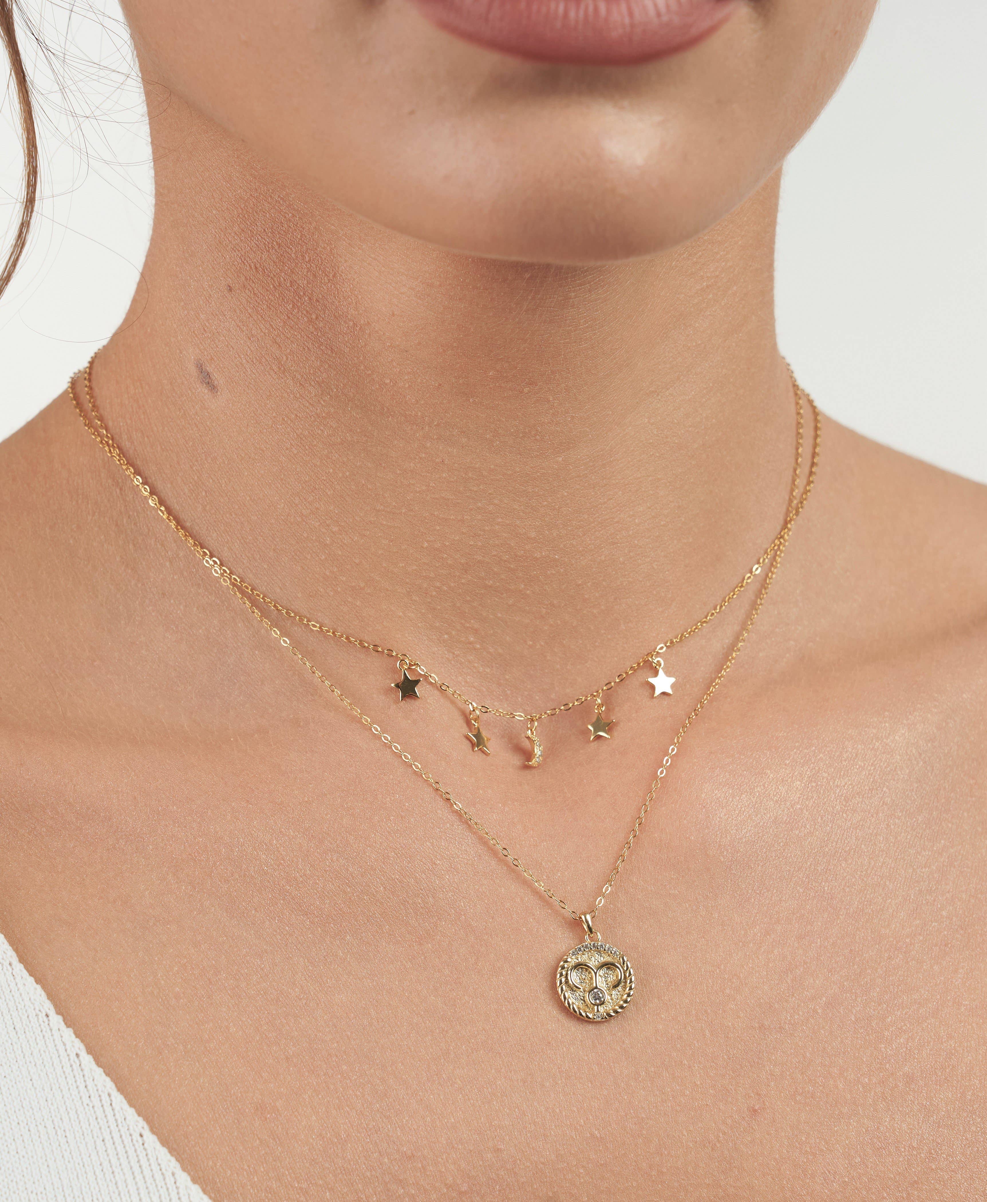 Gold Zodiac Necklace for wholesale on Faire5