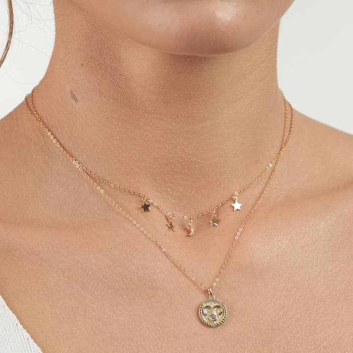 Gold Zodiac Necklace for wholesale on Faire5
