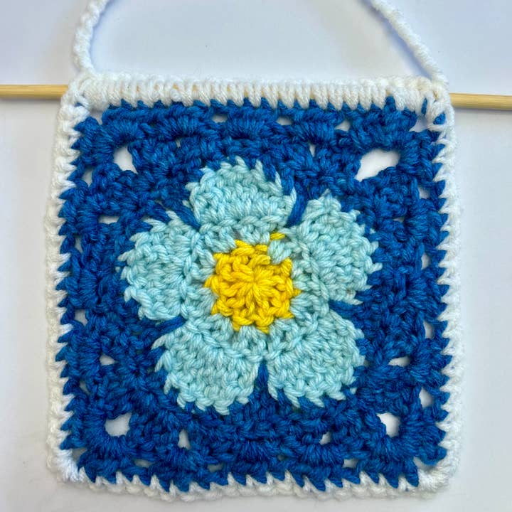 Tapiz de Cuadrado de Abuelita con Flor de Ganchillo para venta al por mayor de Crochet by Jolene
