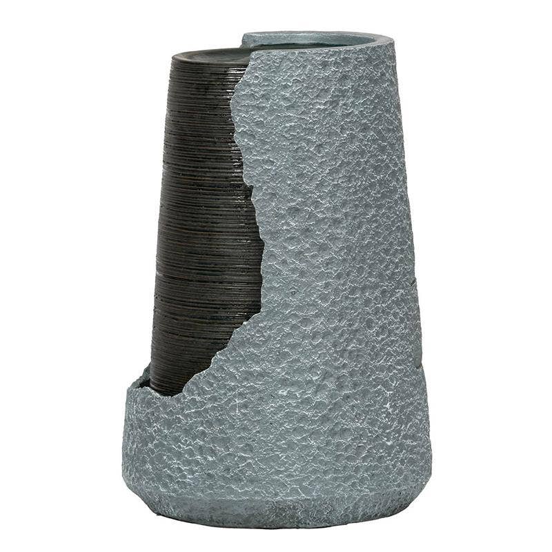 A&B Home Group Inc. – wholesale Outdoor ornament/decor – 17x17x26" Polyresin Fountain - Gray3