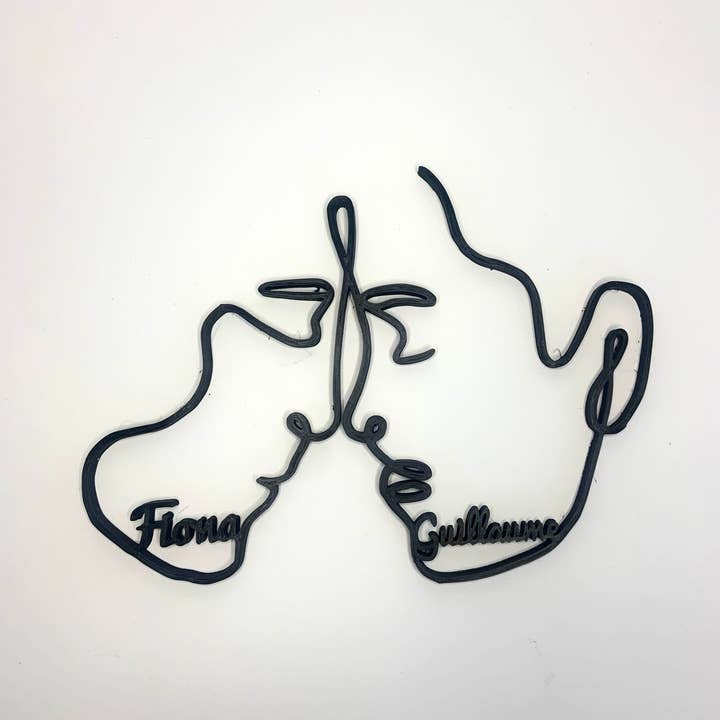 Couple wall decoration: customization possible for wholesale by 3Dpiecedesign