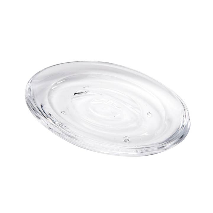 Clear Droplet Soap Dish for wholesale on Faire7