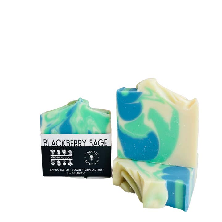 Perennial Soaps - Wholesale Bar Soap - Blackberry Sage Bar Soap2