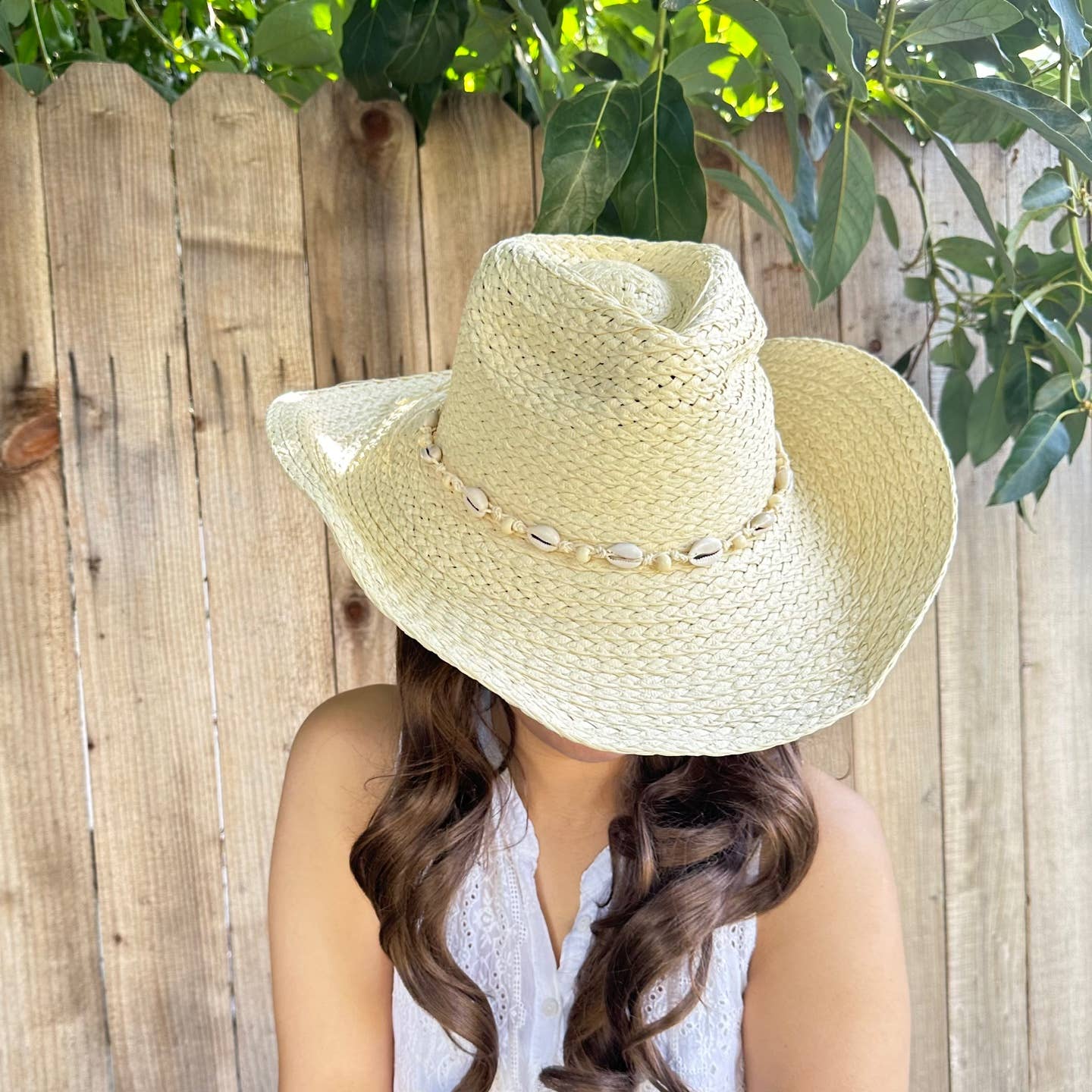 Queens INC - Wholesale Straw Hat - Women's - Hand woven straw cowboy cowboy hat 0