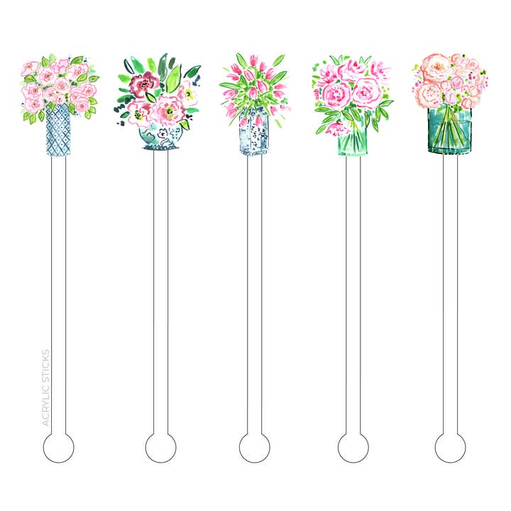 COME X EVELYN HENSON FAWNING OVER FLOWERS COMBO per la vendita all'ingrosso da parte di XO ACRYLICS | ACRYLIC STICKS