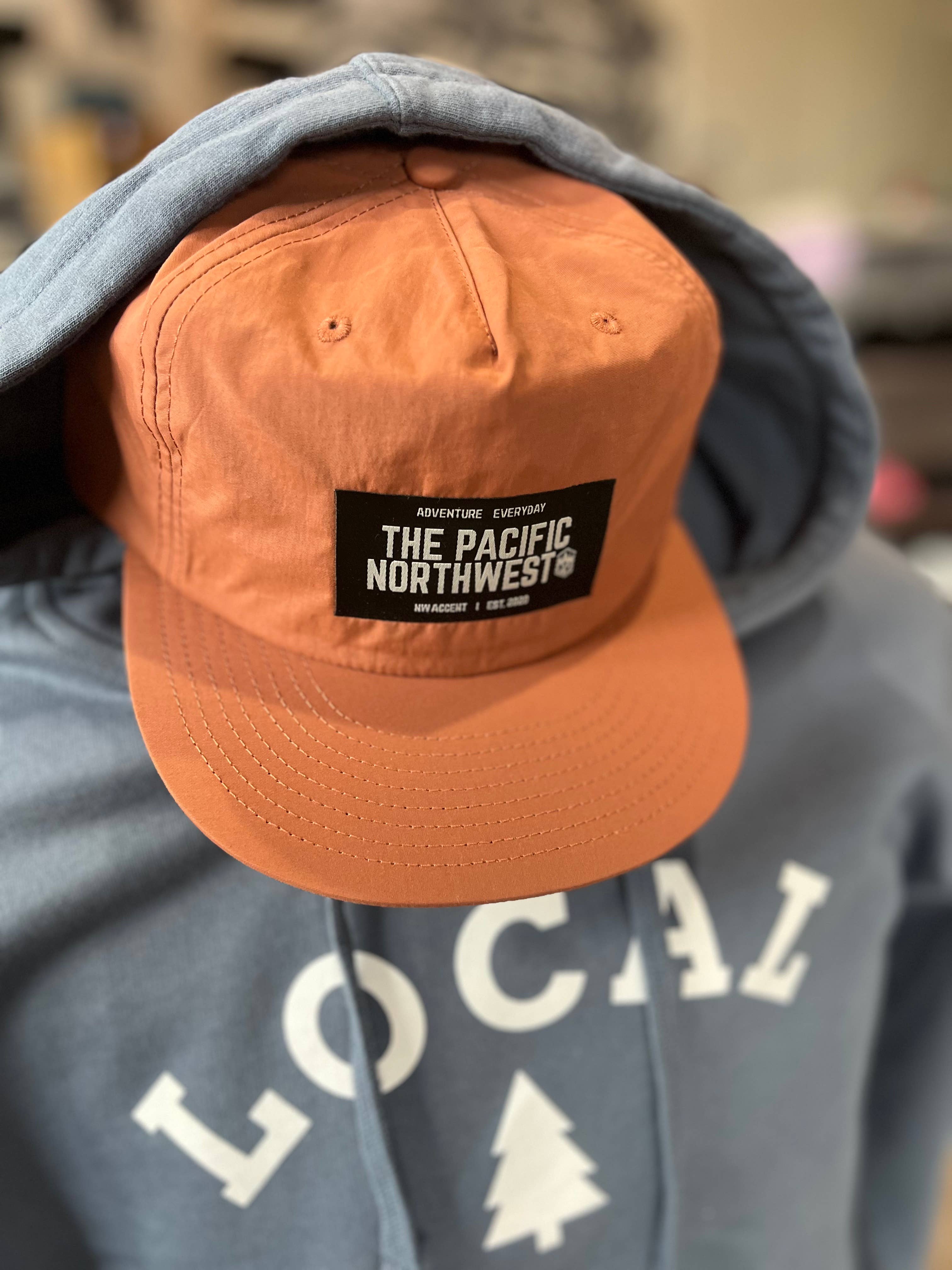 NW Accent - Wholesale Flat Brim Cap - Unisex - Pacific Breeze Snapback1