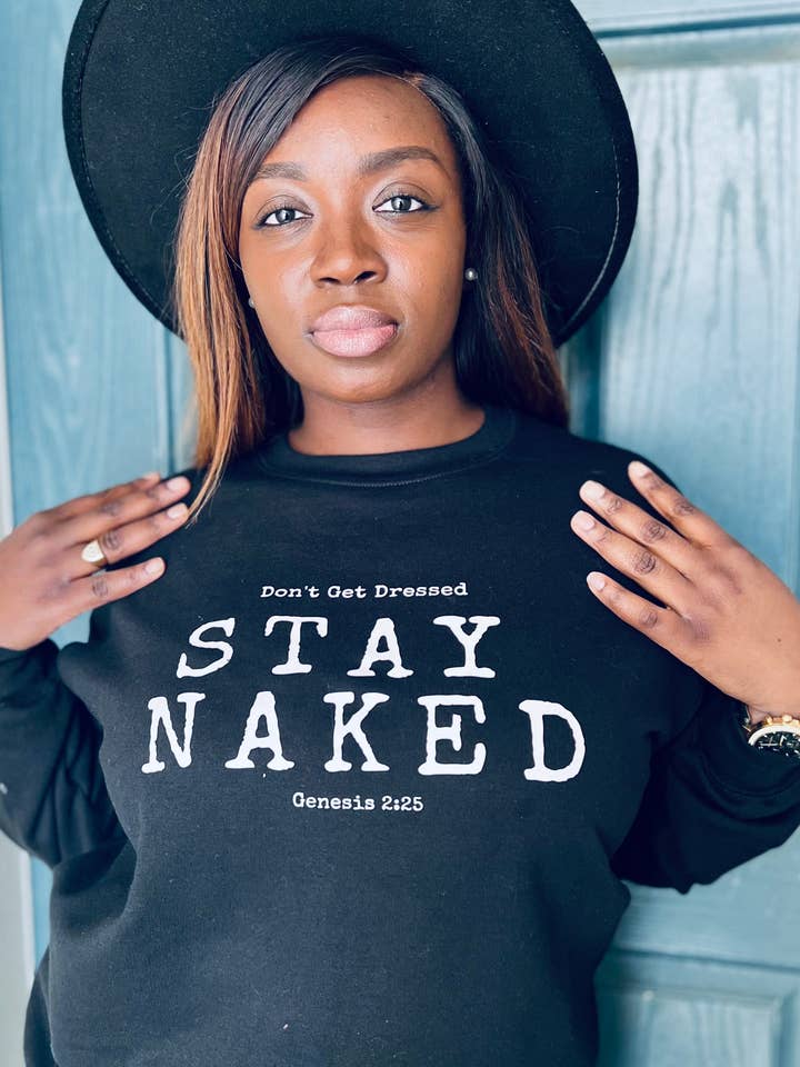 RETURN TO INTIMACY - GENESIS 2:25 UNISEX SWEATSHIRT for wholesale by Declarations By Beyond The Aisle