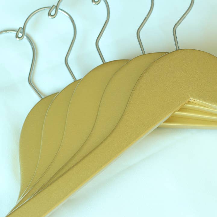 Gold or Silver Hangers, 5 Pack for wholesale by Bride and Bow