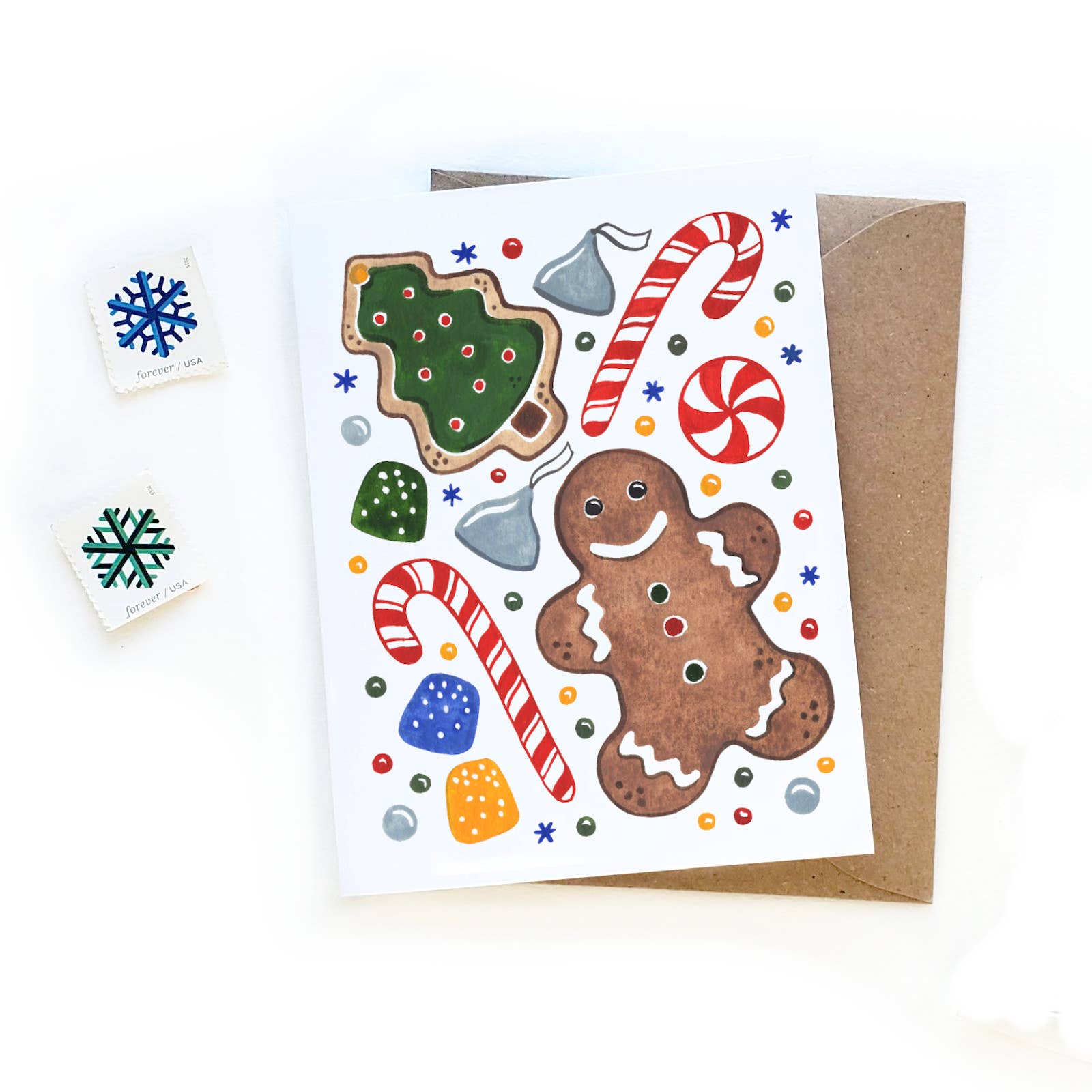 Sketchy Notions - Wholesale Christmas Card - Christmas Cookies Card0