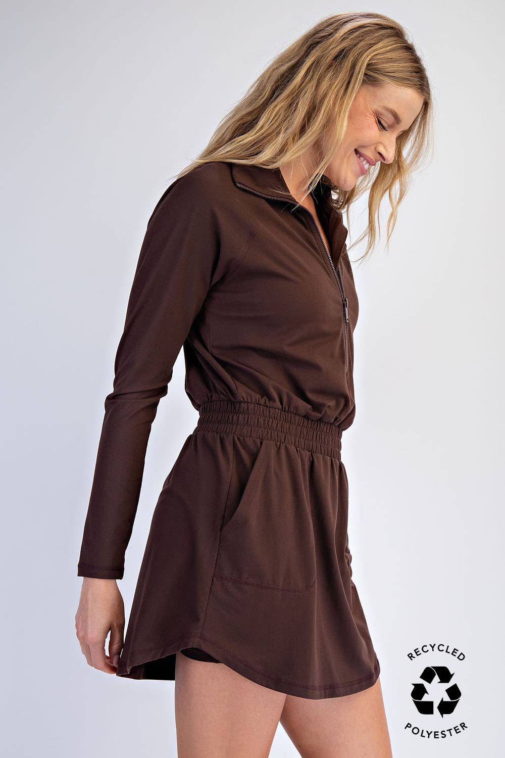 Rae Mode - Wholesale Athletic Skirt - Women's - BUTTER SOFT QUARTER ZIP ROMPERSKIRT17