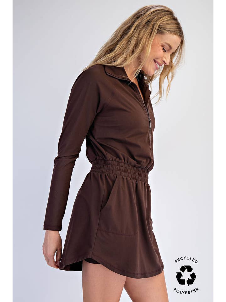 Rae Mode - Wholesale Athletic Skirt - Women's - BUTTER SOFT QUARTER ZIP ROMPERSKIRT17