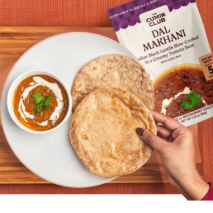 The Cumin Club - Wholesale Shelf Stable Prepared Meal - The Cumin Club Dal Makhani - Ready to eat Indian Meal 2
