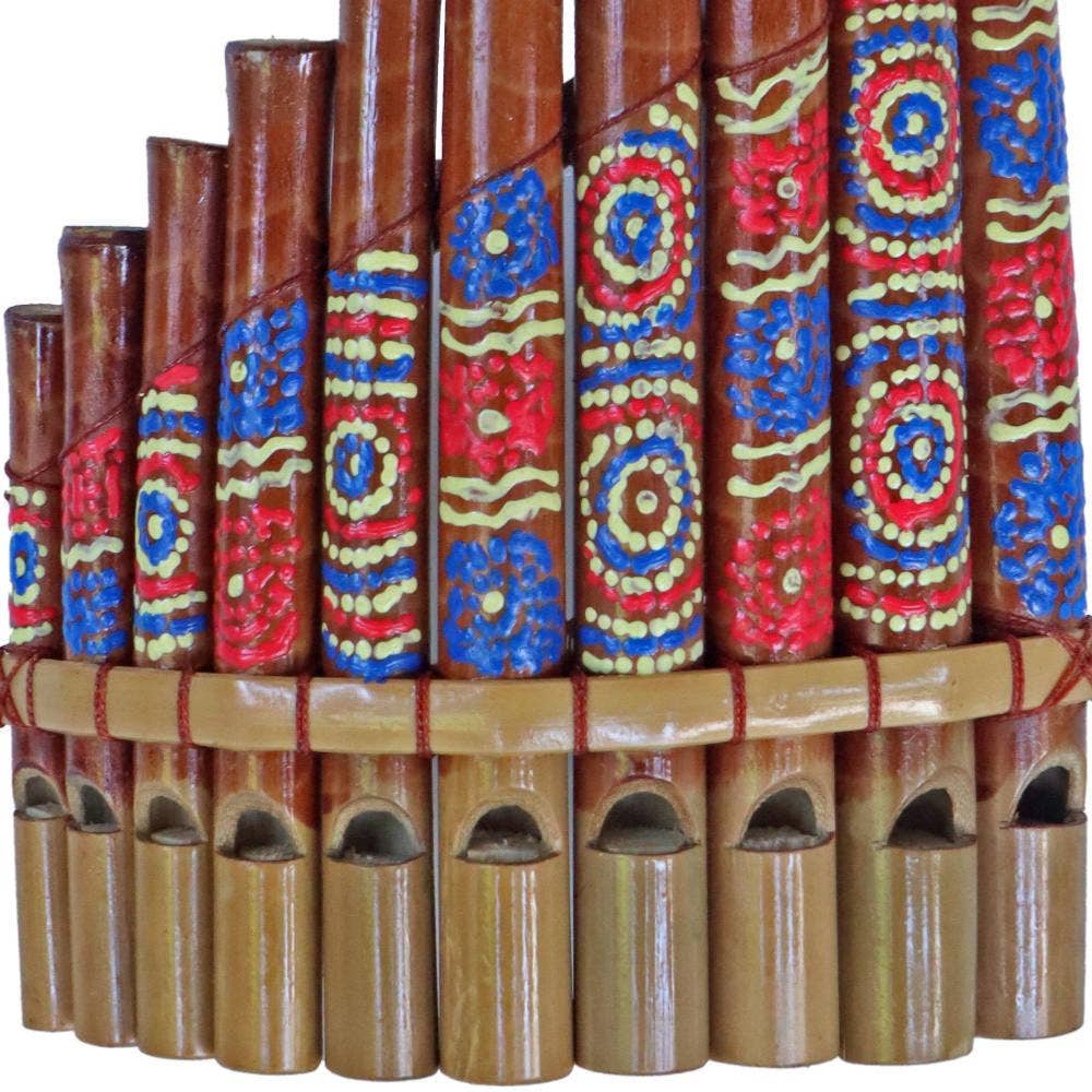Shared Earth – wholesale Musical instrument – Pan Pipes 10 Tubes1