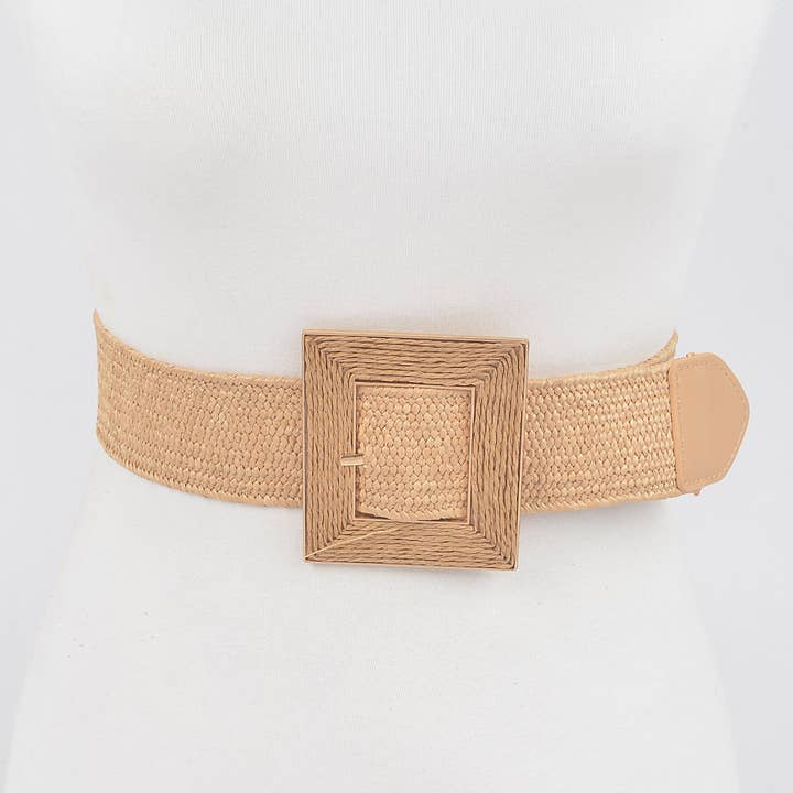 Spanriem met vierkante gesp voor wholesale door 3AM BY H&D ACCESSORIES