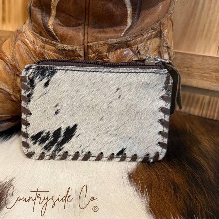 Texas Western Cowhide Bags and More - Wholesale Pouch - Women's - Highland Tooled Leather Pouch, Bag Organizer1