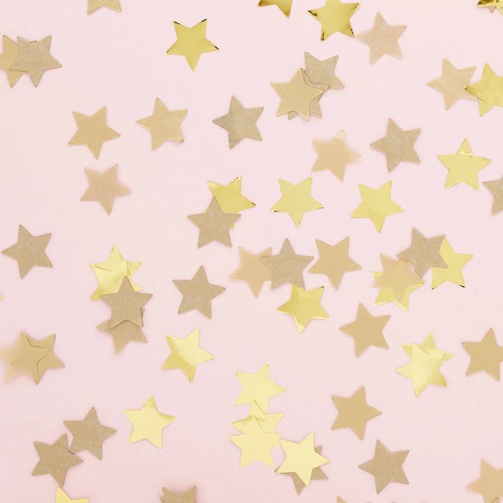 Hootyballoo by Club Green - Wholesale Confetti - Gold Mine Star Confetti 15G