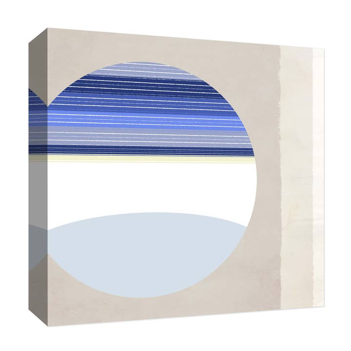 Happy Circle 22'' x 22'' Canvas Wall Art for wholesale by PTM Images