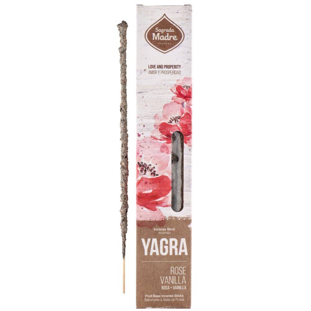 Vives de la Cortada S.L - Wholesale Incense - Sahumerio Yagra, Vanilla, Rose - Sagrada Madre0