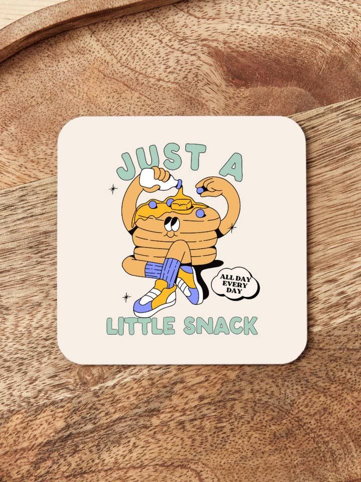 Apenas Um Pequeno Lanche | Porta-copos por atacado de Wisdom and Wonder Designs