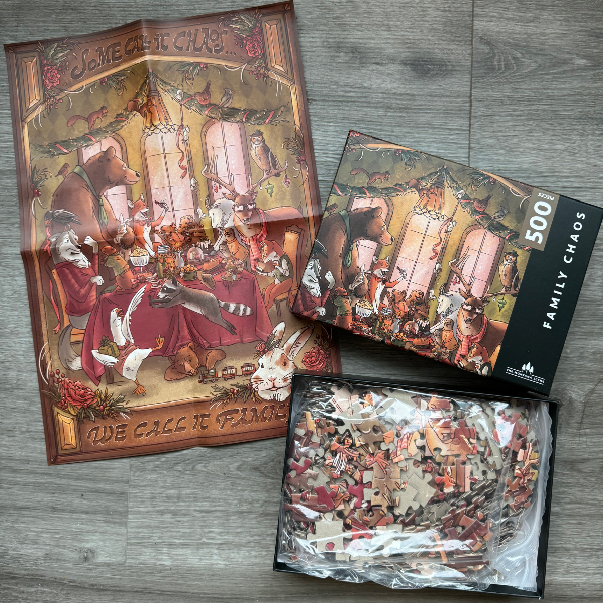 The Montana Scene - Wholesale Puzzle - Adult - Family Chaos Puzzle - 500 Pieces4