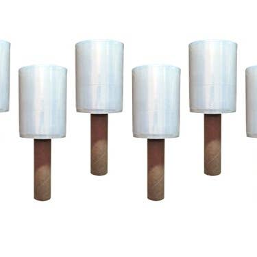 Tapix - Wholesale Craft Tool - Industrial Grade Stretch Film Hand Roll Stretch Wrap 5" X 1000 Feet Strong 80 Gauge with Extended Handle3