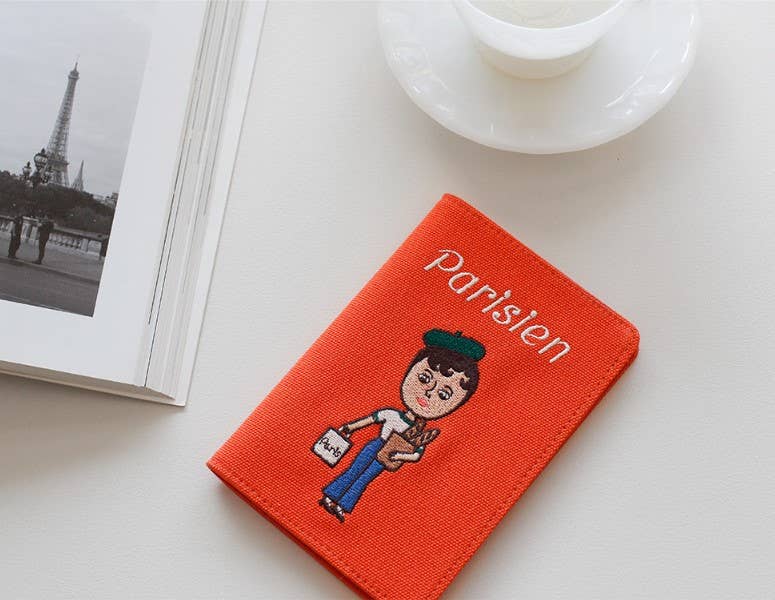 K-Wonderland - Vendita all'ingrosso Custodia per passaporto - Donna - [1537] Cover per passaporto Protect Travel Wallet - Ricamo di lusso0