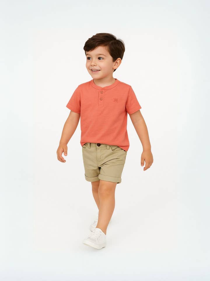 Drenge Twill Shorts Fem Lommer for engroshandel hos Minoti sp. z o.o.