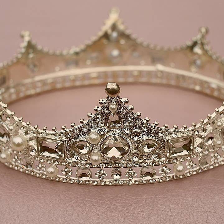 Pearl Crown for wholesale by QueenMee Accessories