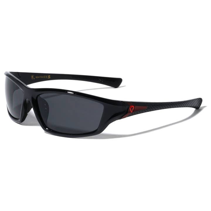 Sunrayzz Imports - Wholesale Sunglasses - Men's - Khan Textured Sports Wrap 8kn-p70122