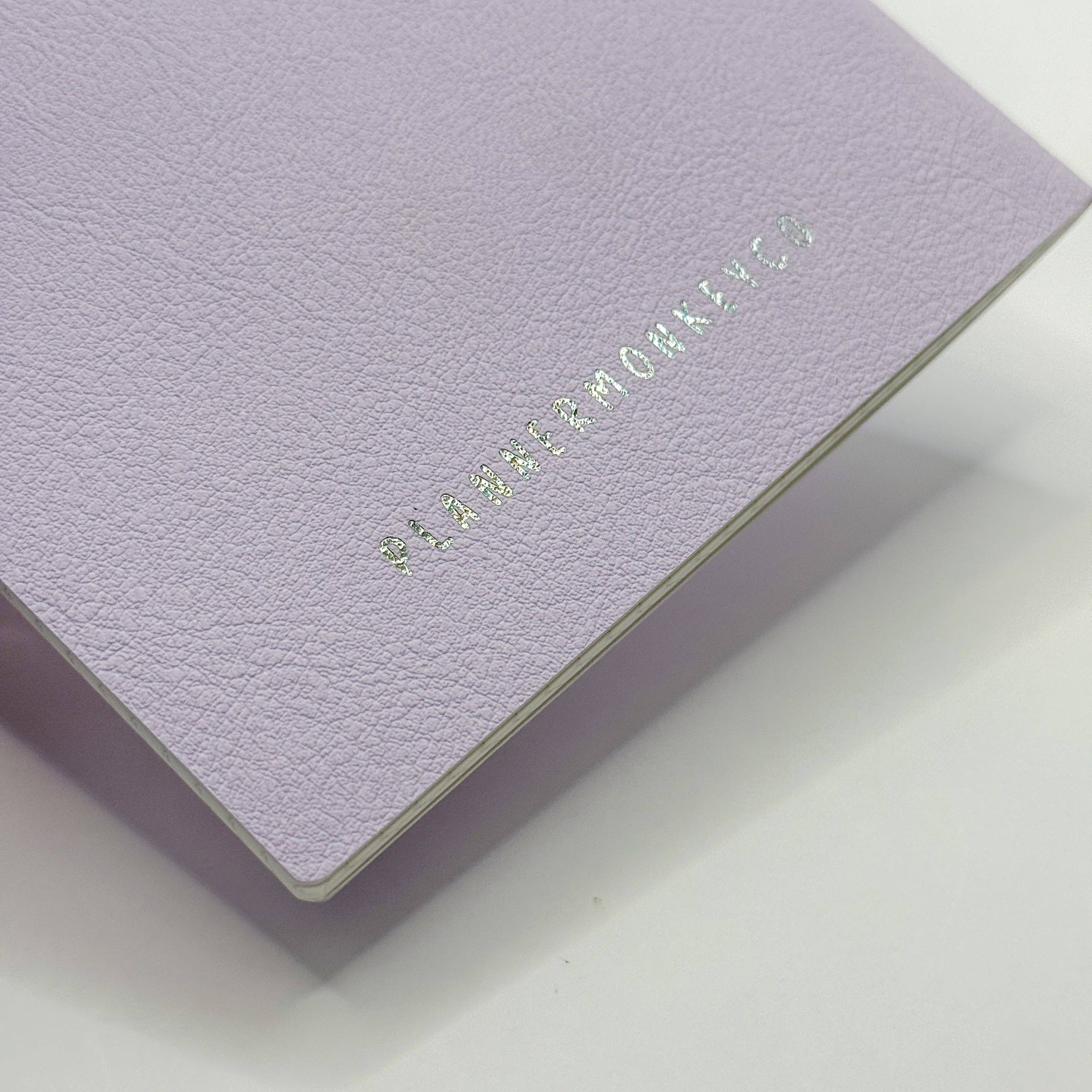 Plannermonkeyco – Engroshandel Notesbog – Standard | Lilac Freely Noted Hæfteindsats (96 sider) | Tomoe River Papirnotesbog2