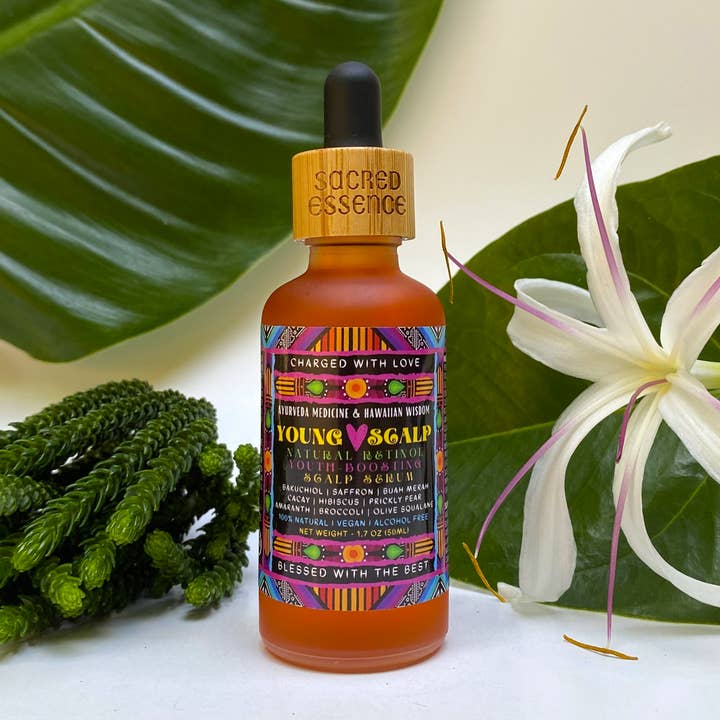 The Sacred Essence – wholesale Scalp/hair treatment – YOUNG SCALP - Ayurveda Bakuchiol Serum - 50ML
