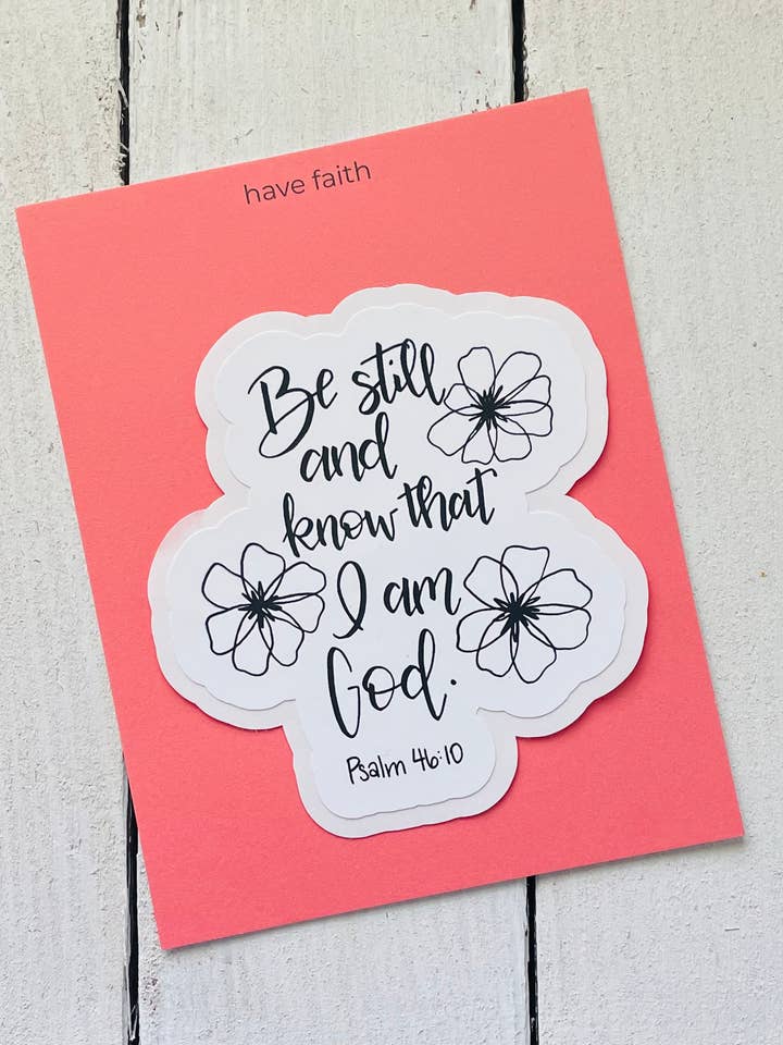 Fique quieto e saiba que eu sou Deus por atacado de Krafty Inc