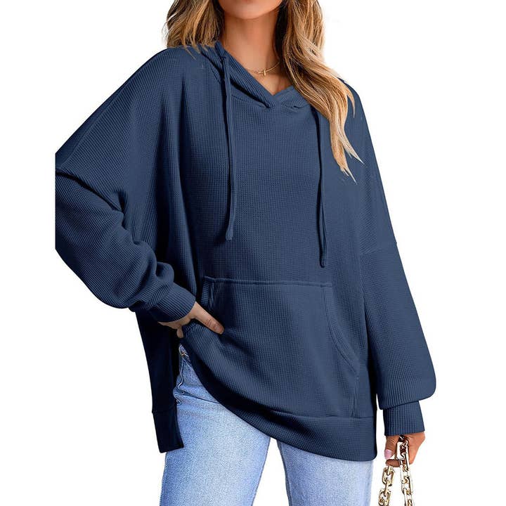 Oversized Waffle Knit Hoodie Sweatshirt for Women and other Purchase wholesale drop coffee. Free returns & net 60 terms on Faire trending on Faire.