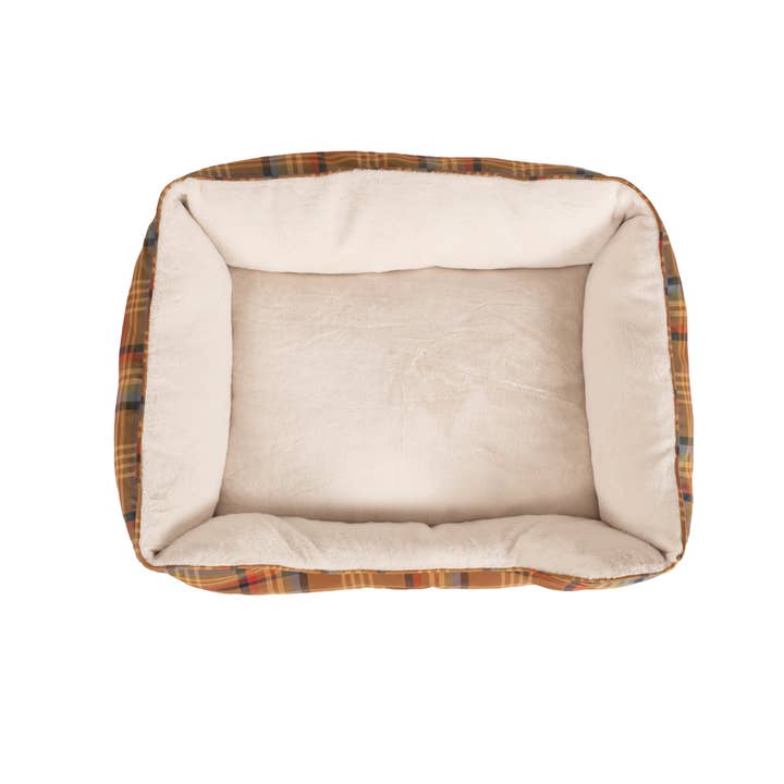 Carolina Pet Company - Wholesale Pet Bed - Cat/Dog - Pendleton Plaid and Fur Kuddler - Desert Plaid5