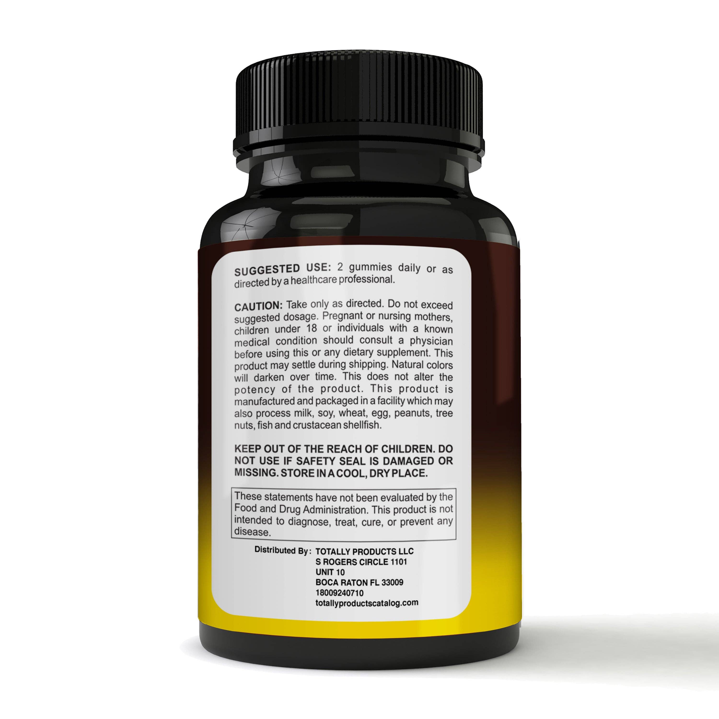 Totally Products - Wholesale Oral Supplement/Vitamin - Totally Products Adult Turmeric & Ginger Gummies with C3 Complex (120 count)3