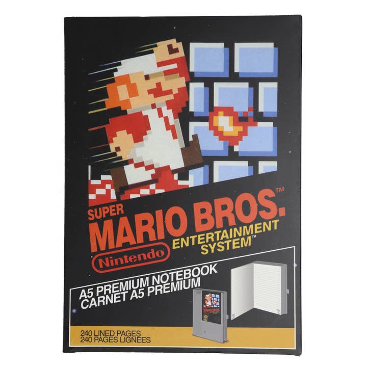Pyramid America - Wholesale Notebook - Nintendo - NES-Super Mario Bros - Premium A5 Notebook