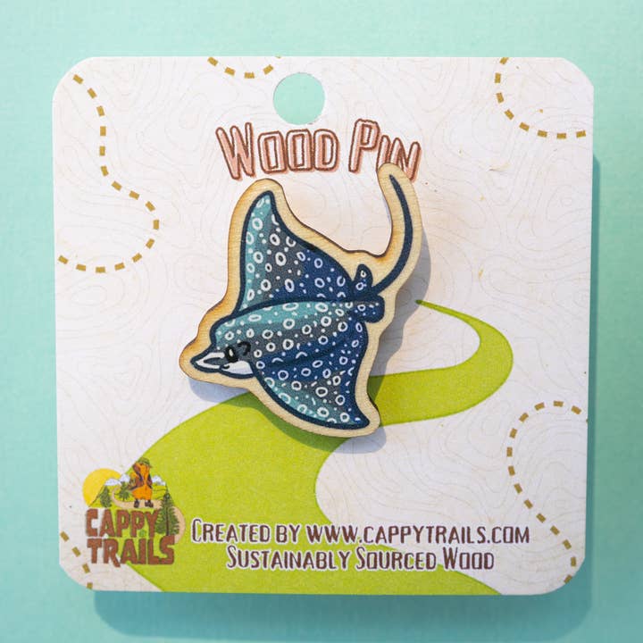 Pin de Madera de Chucho Pintado para venta al por mayor de Cappy Trails