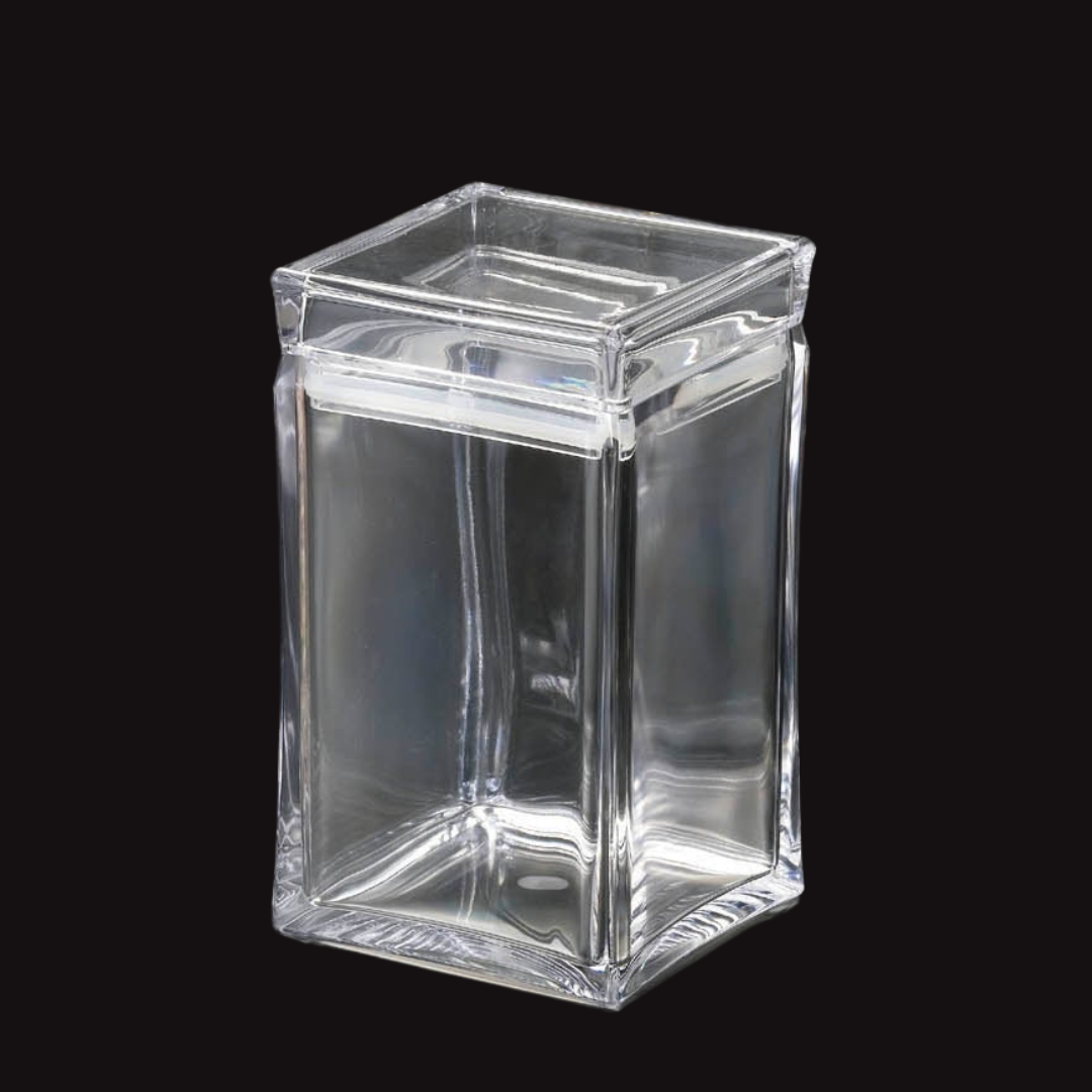 Huang Acrylic - Wholesale Canister - Square Canisters with Lids5