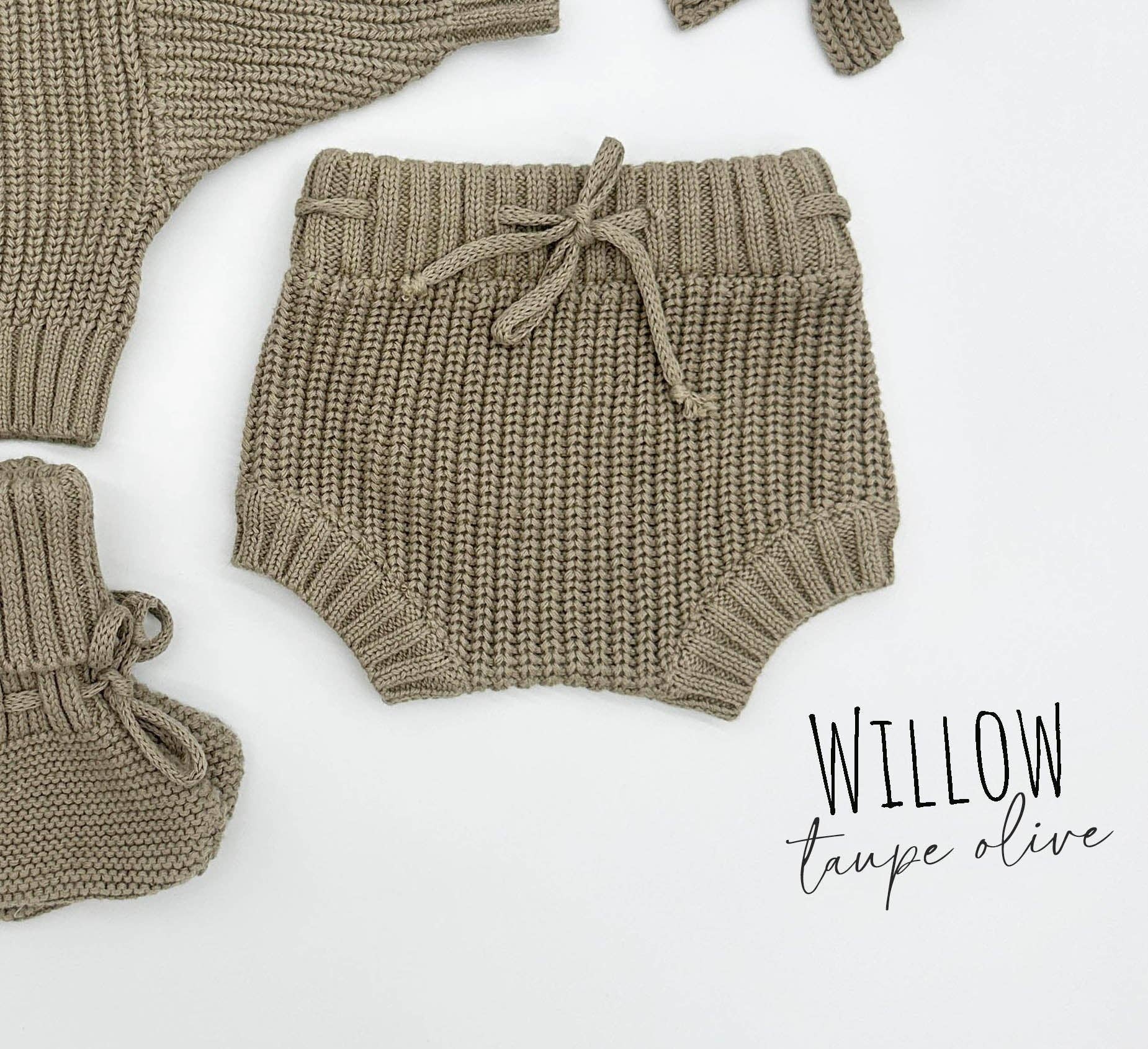 OLIVE & CRADLE - Wholesale Underwear/Diaper Cover - Baby - Chunky Knit Ribbed Bloomer6