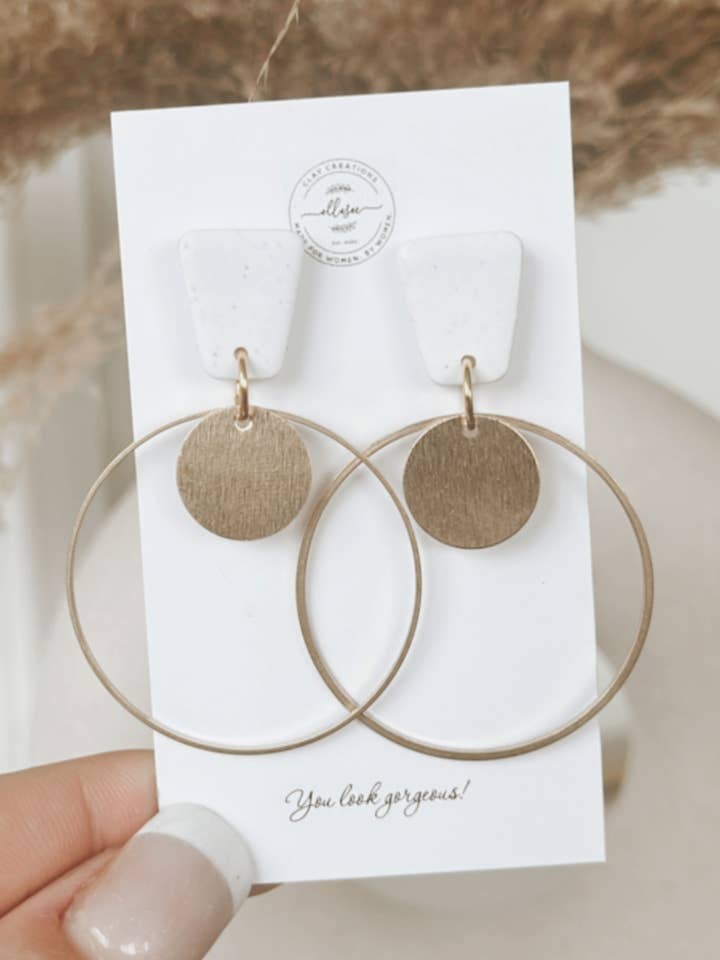 Aleah Hoops for wholesale by ElleseeWomen