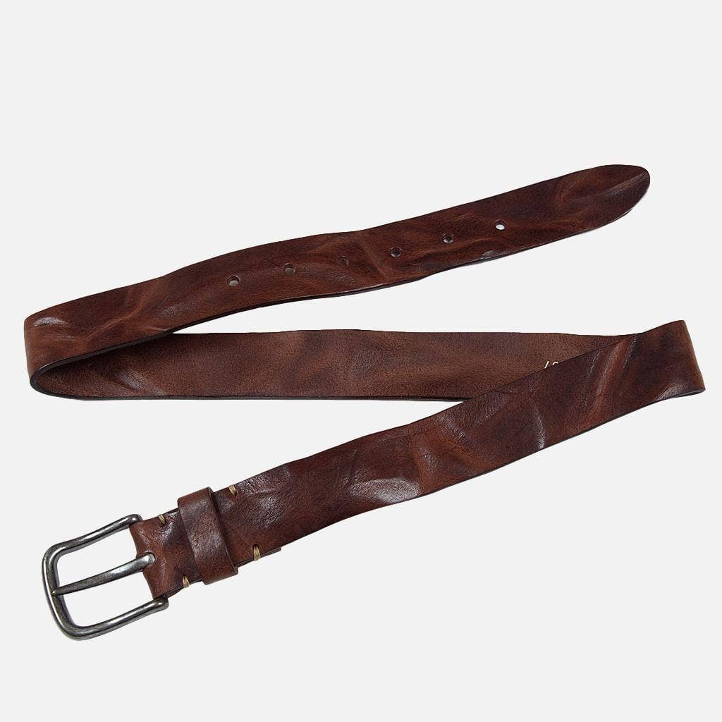 Amsterdam Heritage Leather Belts, Bags, Jackets & Apparel - Vente Ceinture – femme - Dani | Ceinture classique décontractée en cuir robuste à boucle argentée 7