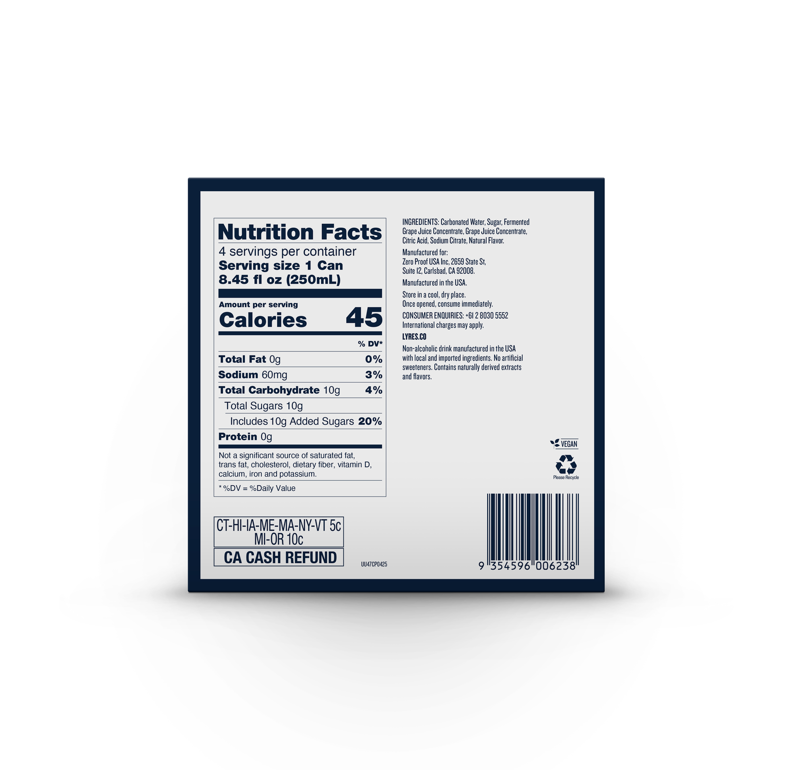 Zepeim – wholesale Non-alcoholic spirits/wine/beer – Lyre's – Classico Ready To Drink Non-Alcoholic Can4